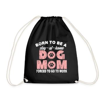 Chiens Maman - Sac de sport léger - noir - Devant