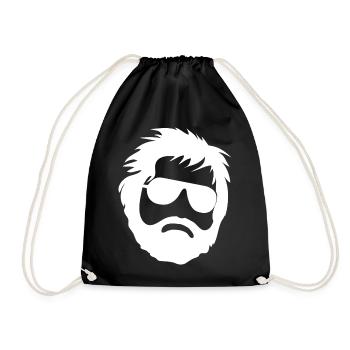 Alan Hangover Wolfpack - weiß - Turnbeutel - Schwarz - Vorne