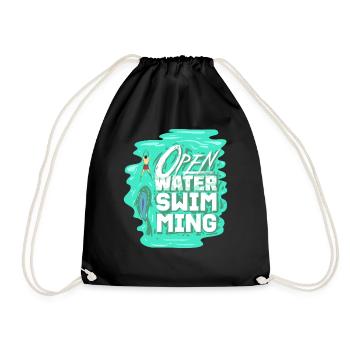 Natation en eau libre - Sac de sport léger - noir - Devant