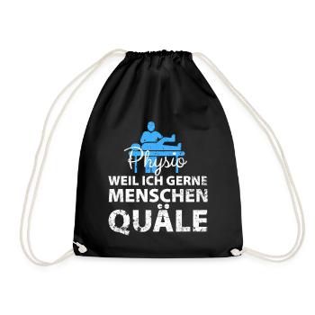 Physiothérapeute physiothérapie physiothérapie - Sac de sport léger - noir - Devant