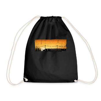 Zug Eisenbahn Eisenbahner forme les conducteurs - Sac de sport léger - noir - Devant