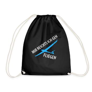 Je vais voler - Sac de sport léger - noir - Devant