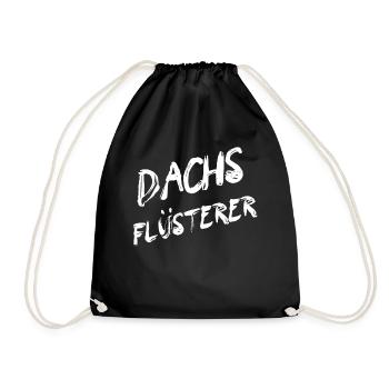 Dachs - Turnbeutel - Schwarz - Vorne