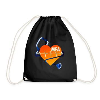 MFA Medical Assistant Physician Assistant - Drawstring Bag - black - Front