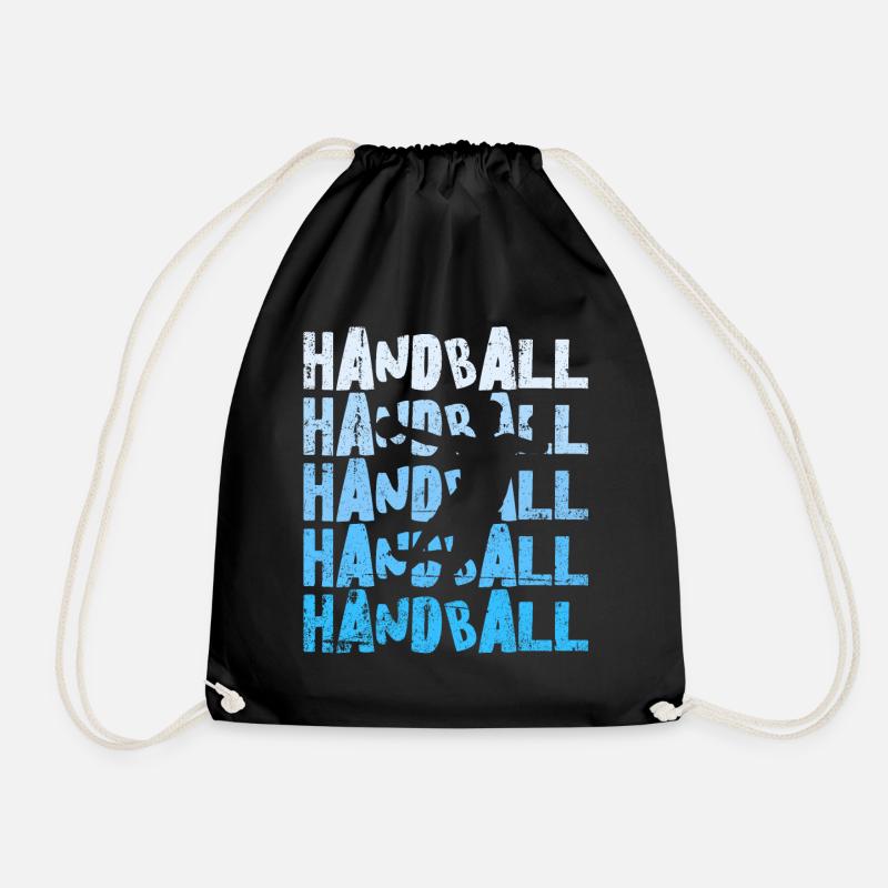 Handball - Turnbeutel - Schwarz