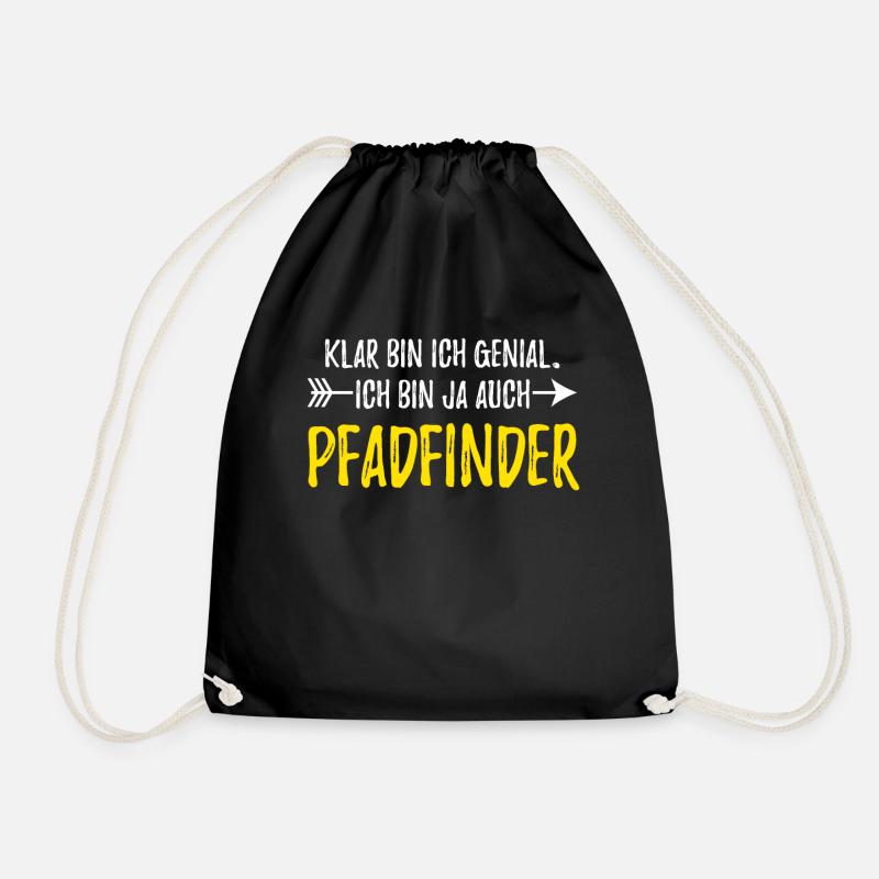 Pfadfinder - Turnbeutel - Schwarz