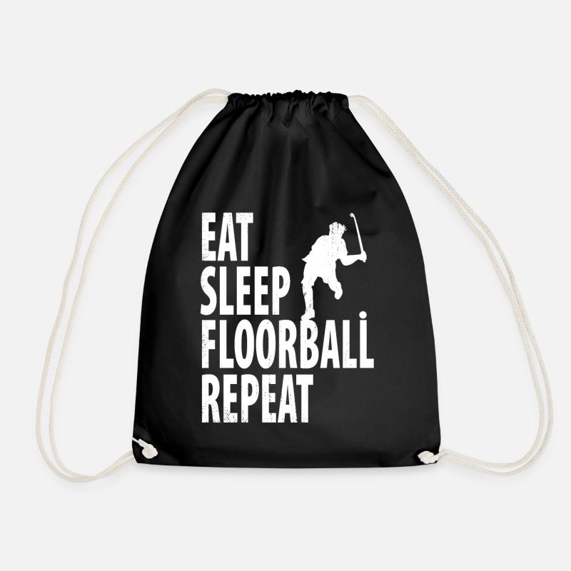Floorball - Turnbeutel - Schwarz