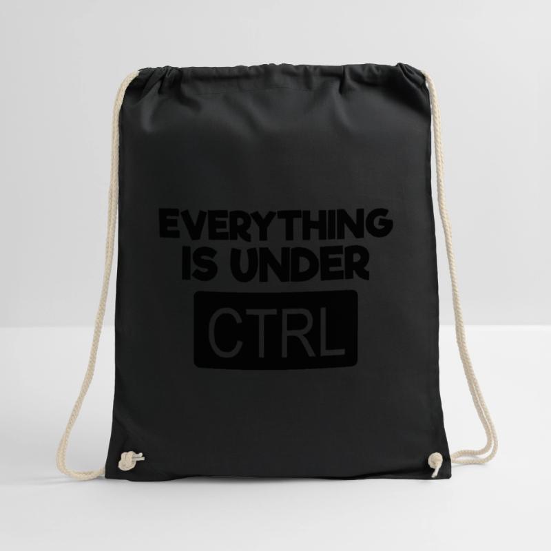 Everything under CTRL - Computer Programmerxhtmlcs Drawstring Bag