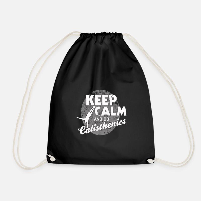 Calisthenics Geschenk - Turnbeutel - Schwarz