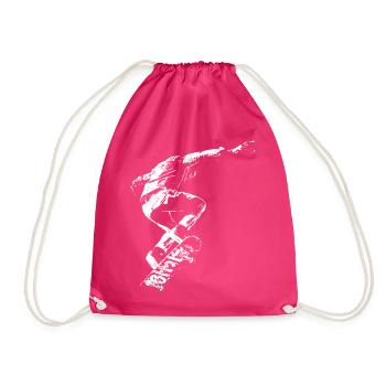 Skater Boy Fly High Street Art - Sac de sport léger - fuchsia - Devant