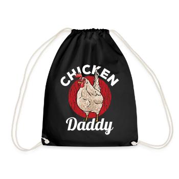 Poulet Papa I - Sac de sport léger - noir - Devant