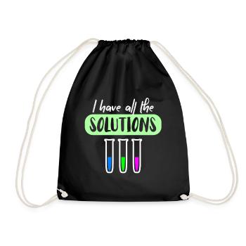 Chimistes - Sac de sport léger - noir - Devant