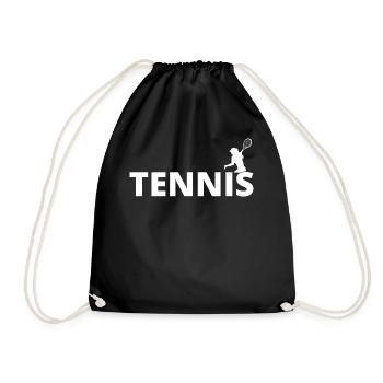 tennis / Tennis / Tennis / Tennis / Tennis jouer - Sac de sport léger - noir - Devant