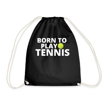 tennis / Tennis / Tennis / Tennis / Tennis jouer - Sac de sport léger - noir - Devant