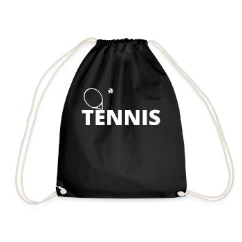 tennis / Tennis / Tennis / Tennis / Tennis jouer - Sac de sport léger - noir - Devant