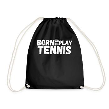tennis / Tennis / Tennis / Tennis / Tennis jouer - Sac de sport léger - noir - Devant