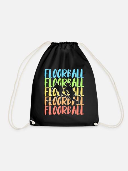 Floorball - Turnbeutel - Schwarz