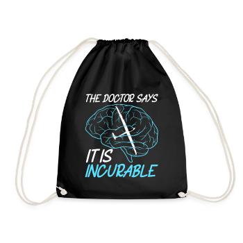 Glider Gliding Gliding Glider Flying - Drawstring Bag - black - Front