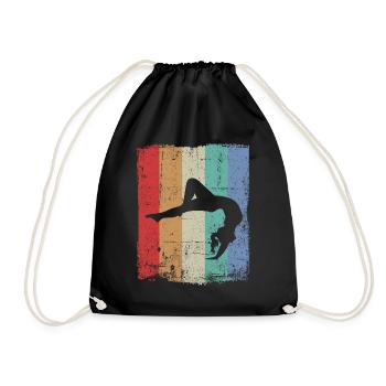 Gymnaste Handstand gymnastique gymnastique gymnastique - Sac de sport léger - noir - Devant