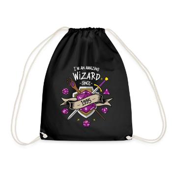 I'm an amazing wizard since 1995 - Sac de sport léger - noir - Devant