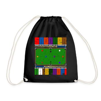 Snooker Semi-Professional - Drawstring Bag - black - Front