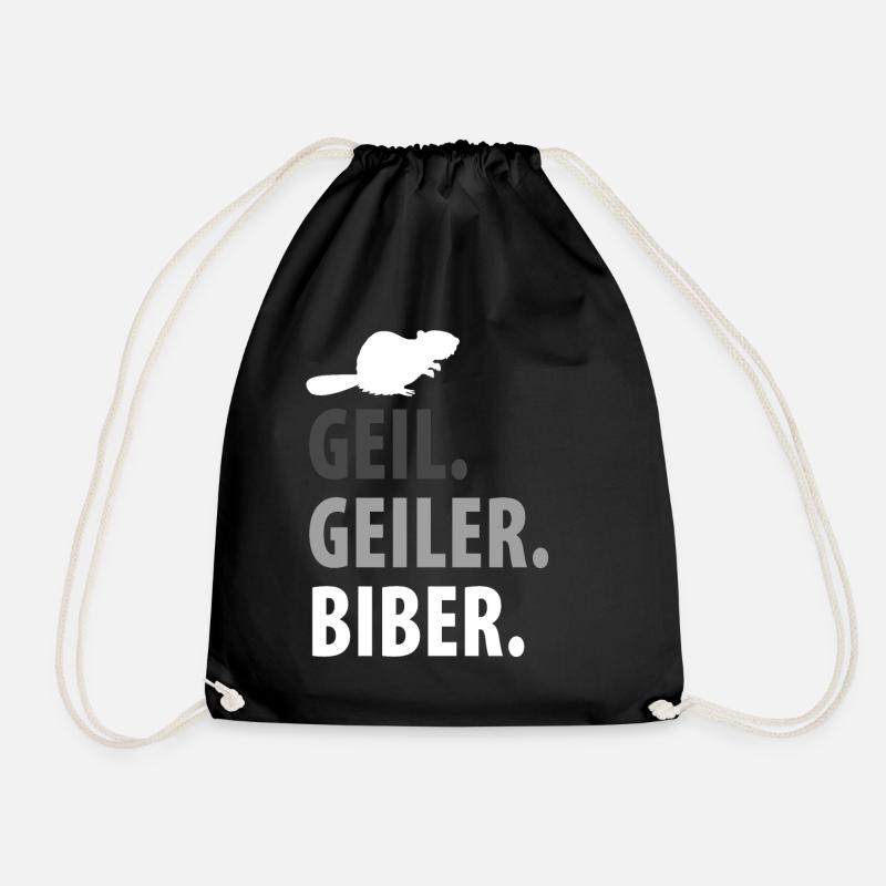 Biber - Turnbeutel - Schwarz