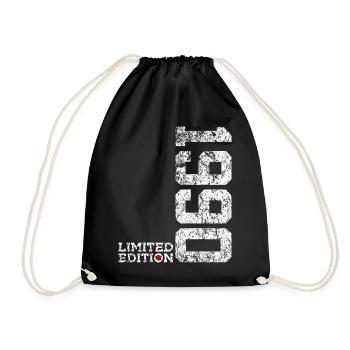 36TH BIRTHDAY 36 YEARS LIMITED EDITION 1990 - Drawstring Bag - black - Front