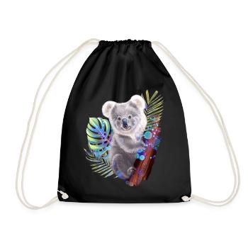 Koala - Sac de sport léger - noir - Devant