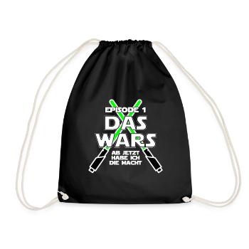 Das WARS Design Sabre laser - Sac de sport léger - noir - Devant