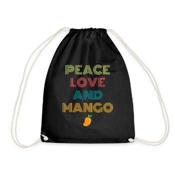 PEACE LOVE AND MANGO - Sac de sport léger - noir - Devant