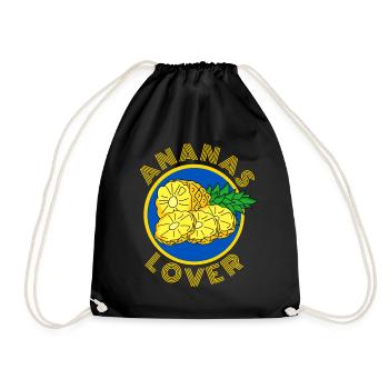 ANANAS LOVER plage vacances à la mer été - Sac de sport léger - noir - Devant