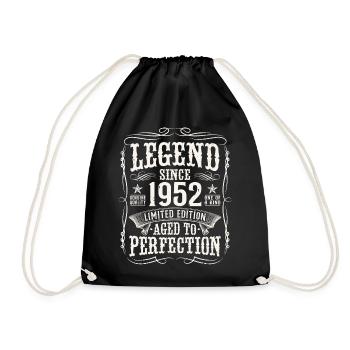 Legend 1952 Cadeau d’anniversaire vintage - Sac de sport léger - noir - Devant