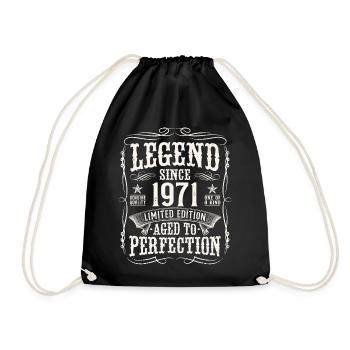 Legend 1971 Vintage Cadeau d’anniversaire - Sac de sport léger - noir - Devant
