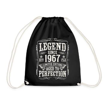 Legend 1967 Vintage Cadeau d’anniversaire - Sac de sport léger - noir - Devant
