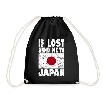 Drapeau du Japon - Sac de sport léger - noir - Devant