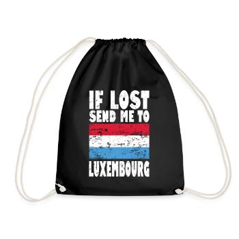 Drapeau luxembourgeois - Sac de sport léger - noir - Devant