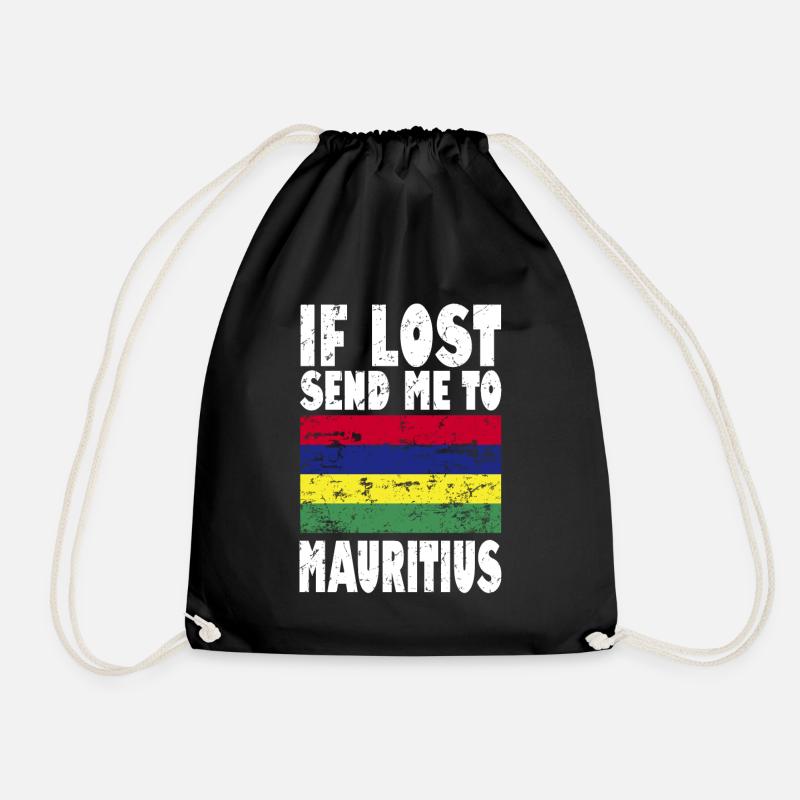 Drapeau de l’île Maurice - Sac de sport léger - noir