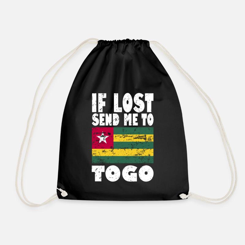 Drapeau du Togo - Sac de sport léger - noir