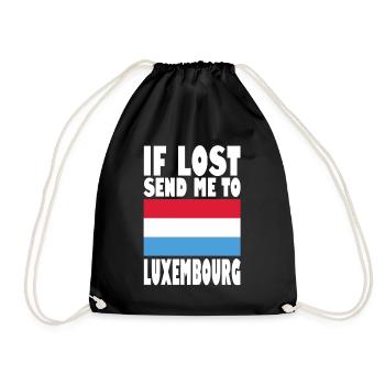 Drapeau luxembourgeois - Sac de sport léger - noir - Devant