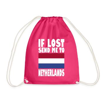 Drapeau des Pays-Bas - Sac de sport léger - fuchsia - Devant