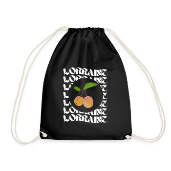 Cadeau Homme Lorrain Anniversaire Noel - Sac de sport léger - noir - Devant