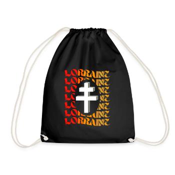 Cadeau Homme Lorrain Anniversaire Noel - Sac de sport léger - noir - Devant
