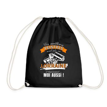 Cadeau Homme Peintre Lorrain Anniversaire Noel - Sac de sport léger - noir - Devant