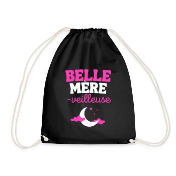 Cadeau Belle Mère insomniaque Noel Anniversaire - Sac de sport léger - noir - Devant