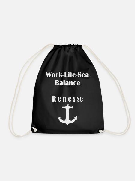 Work Life Sea 2023 - Turnbeutel - Schwarz