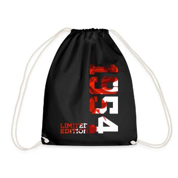 72ND BIRTHDAY 72 YEARS LIMITED EDITION 1954 - Drawstring Bag - black - Front