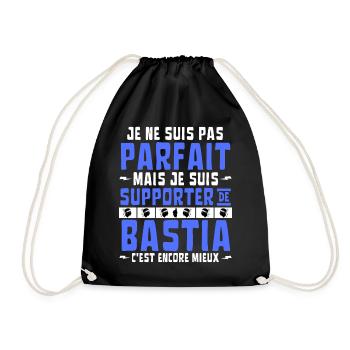 Pas Parfait mais Supporter de Bastia - Sac de sport léger - noir - Devant