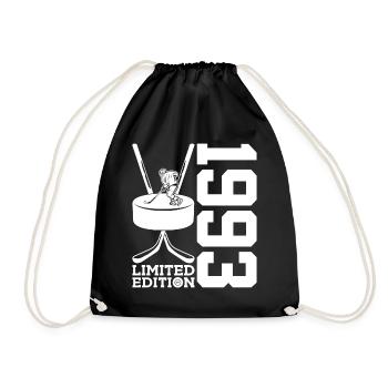 LIMITED EDITION 1993 EISHOCKEY 33. GEBURTSTAG - Drawstring Bag - black - Front