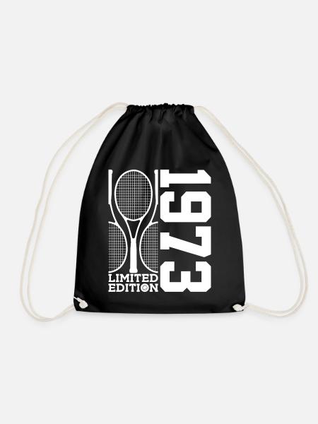 LIMITED EDITION 1973 TENNIS 53. GEBURTSTAG - Turnbeutel - Schwarz
