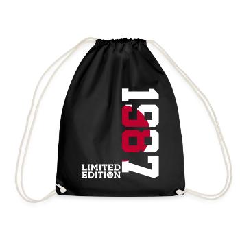 LIMITED EDITION 1987 JAPAN 39TH BIRTHDAY - Drawstring Bag - black - Front